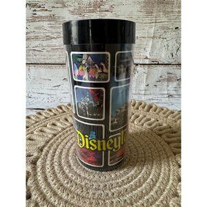 Vintage Disneyland Plastic Tumbler Glass Thermo-Serv, Walt Disney
